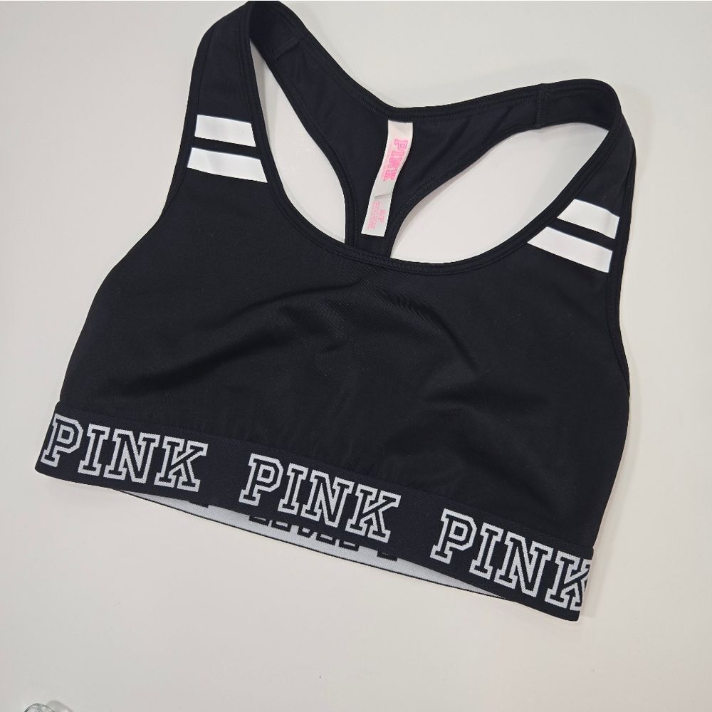PINK V. Secret NWOT "pink crop sports bra